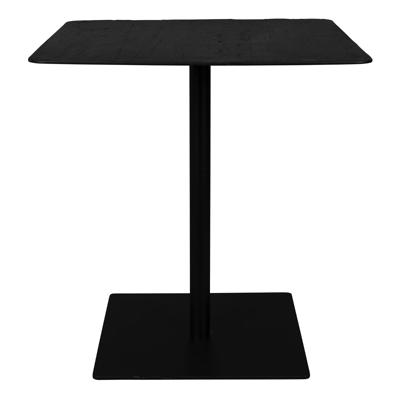 Dutchbone Vierkante Bistrotafel 'Braza' 70 x 70cm, kleur Zwart