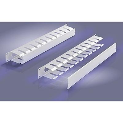 LogiLink ORCC01G 19 inch Kabelgeleiding voor patchkast 1 HE Grijs