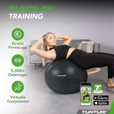 Fitnessbal Anti-Burst 90cm Black