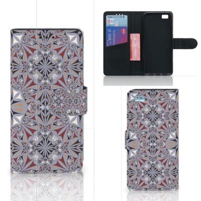 Huawei Ascend P8 Lite | Bookcase | Flower Tiles