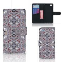 Huawei Ascend P8 Lite | Bookcase | Flower Tiles - thumbnail