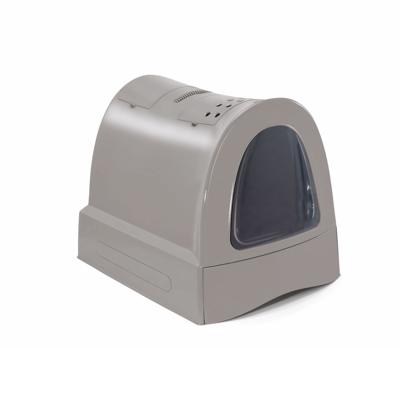 IMAC KATTENBAK ZUMA MET SCHUIFLADE TAUPE 40X56X42,5 CM