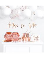 Decoratieset Vrijgezellenfeest Rosé Goud - thumbnail