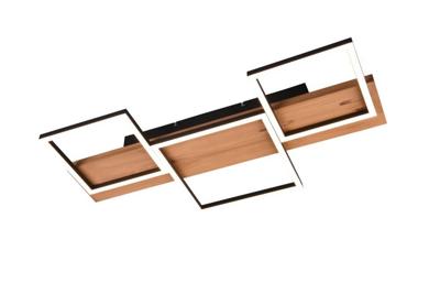 Trio Houten led plafondlampHarper 3-lichts - 622910332