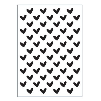 Vaessen Creative • love it embossing folder hartjes