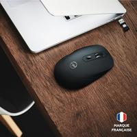 Draadloze muis - MOBILITY LAB - Omega - Bluetooth en 2,4GHz ontvanger - Zwart - Stille klikken - Verstelbare precisie - thumbnail