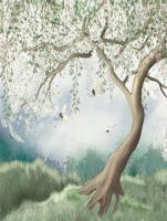 Dutch Cute Walls- Weeping Willow 212x280cm - CW6051-1 - thumbnail