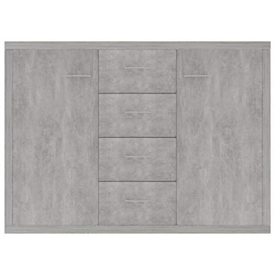 Dressoir 88x30x65 cm spaanplaat betongrijs