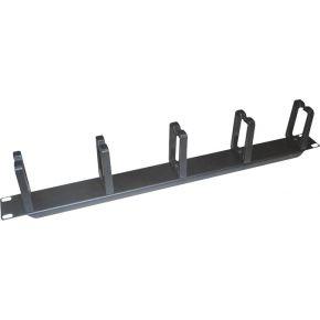 LogiLink OR104B 19 inch Kabelgeleiding voor patchkast 1 HE Zwart