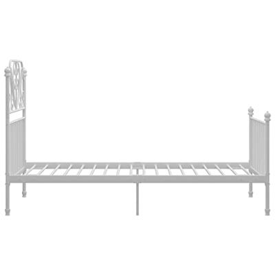 Bedframe metaal wit 90x200 cm