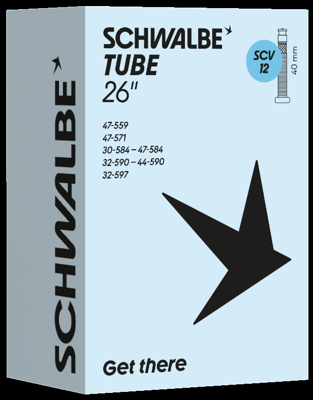 Schwalbe Tube (scv12) - 26&apos;&apos; (30/47-559/597) - click valve
