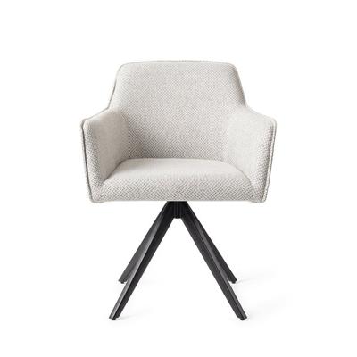 Eetkamerstoel 'Hofu' Turn Black, Draaibaar, kleur Checkers Charm