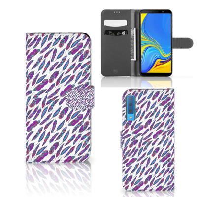 Samsung Galaxy A7 (2018) | Telefoon Hoesje | Feathers Color Samsung Galaxy A7 (2018) | Telefoon Hoesje | Feathers Color