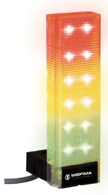 Werma Signaltechnik Combi-signaalgever Werma Rood, Geel, Groen 24 V/DC 85 dB