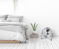 Bestron vloerventilator Retro 35 cm 3 standen 55W chroom - thumbnail