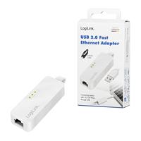 LogiLink UA0144B Netwerkadapter 100 MBit/s USB-A 2.0, RJ45 - thumbnail