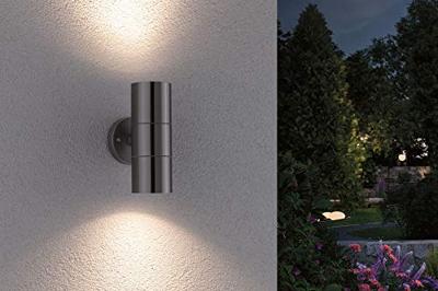 Paulmann 94331 Wandlamp LED GU10 RVS (geborsteld) Paulmann 94331 Wandlamp LED GU10 RVS (geborsteld)
