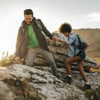 Hama Smartwatch 8900 GPS AMOLED 1.32 Goud/Beige - thumbnail