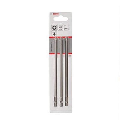 Bosch Accessoires 3-delige bitset Extra Hard PZ1; PZ2; PZ3; 152 mm 3st - 2607001762