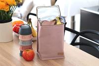 BEABA, Babymaaltijdzakje, geïsoleerd, poederroze - thumbnail