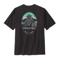 Patagonia Chouinard Crest Pocket Responsibili-Tee T-shirt Heren Ink Black S - thumbnail