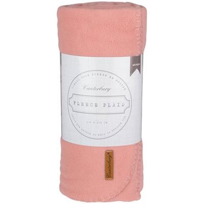fleece-deken Cozy 150 x 130 cm fleece roze