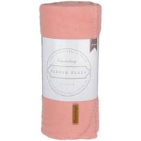 fleece-deken Cozy 150 x 130 cm fleece roze - thumbnail