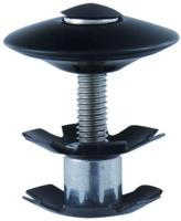 M-Wave Balhoofdplug 1-1/8" - zwart - thumbnail