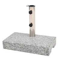 VidaXL Parasolvoet rechthoekig 25 kg graniet - thumbnail