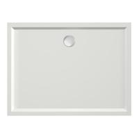 Xenz Mariana Plus Douchebak 140x100x6 cm Edelweiss - thumbnail