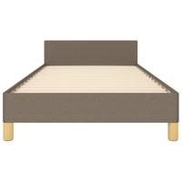 Bedframe zonder matras stof taupe 180x200 cm - thumbnail