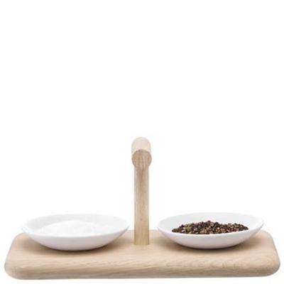 L.S.A. Dine Serveerplank met 2 Schalen Laag L.S.A. Dine Serveerplank met 2 Schalen Laag