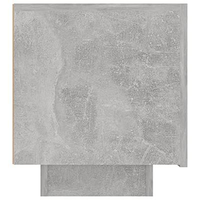 VidaXL Nachtkastje 100x35x40 cm bewerkt hout betongrijs