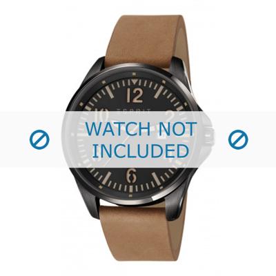 Esprit horlogeband ES107601-002 Leder Bruin