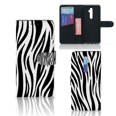 OPPO Reno 2Z Telefoonhoesje met Pasjes Zebra OPPO Reno 2Z Telefoonhoesje met Pasjes Zebra