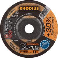 Rhodius 205700 Doorslijpschijf recht 150 mm 1 stuk(s) RVS, Staal - thumbnail