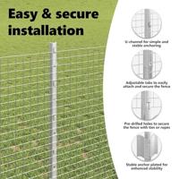 VidaXL Hek met paal zilver 1 x 25 m staal - thumbnail