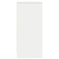 Dressoir 57x34x76 cm bewerkt hout wit - thumbnail