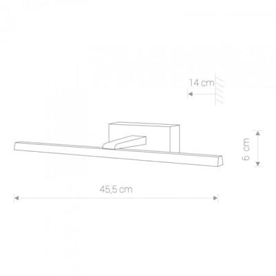 Lyora Led spiegellampVan Gogh 45,5cm chroom - 10289