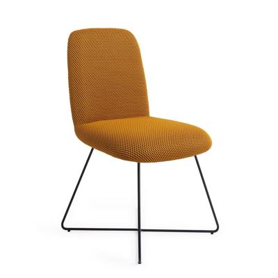 Jesper Home Eetkamerstoel 'Taiwa' Cross Black, kleur Groovy Garam