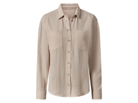 esmara Mousseline dames blouse (Crème, M (40/42)) - thumbnail