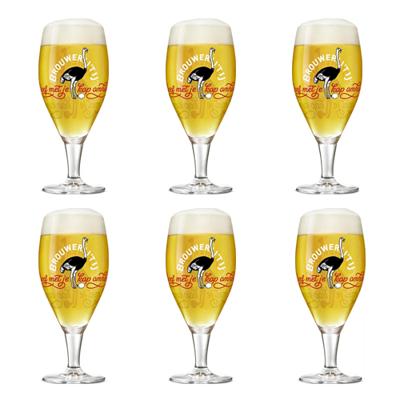 Brouwerij 't IJ - Bierglas op voet 300ml - 6 stuks