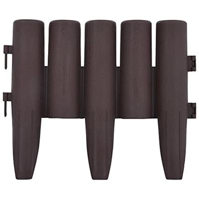 VidaXL Gazonranden 36 st 10 m pp bruin