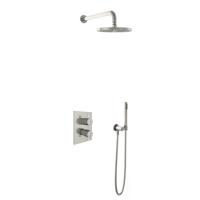 Hotbath Get Together IBS2AGN inbouwdouche geborsteld nikkel - thumbnail