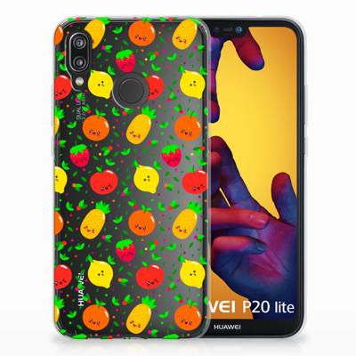 Huawei P20 Lite Siliconen Case Fruits Huawei P20 Lite Siliconen Case Fruits