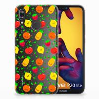Huawei P20 Lite Siliconen Case Fruits - thumbnail