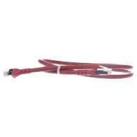 Metz Connect 1308451066-E RJ45 Netwerkkabel, patchkabel CAT 6A S/FTP 1.00 m Rood Snagless 1 stuk(s) - thumbnail