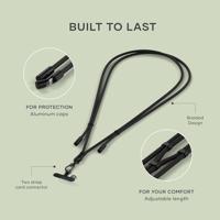 Satechi OntheGo Crossbody Lanyard kabel - Black - thumbnail