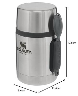 Stanley The Stainless Steel All-In-One Food Jar .53L / 18Oz Fles Isolatiefles Stainless Steel 530ML Stanley The Stainless Steel All-In-One Food Jar .53L / 18Oz Fles Isolatiefles Stainless Steel 530ML
