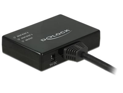 Delock 87700 HDMI-splitter 1 x HDMI in > 2 x HDMI uit 4K 30 Hz Delock 87700 HDMI-splitter 1 x HDMI in > 2 x HDMI uit 4K 30 Hz